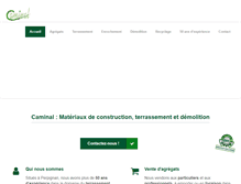 Tablet Screenshot of caminal.com